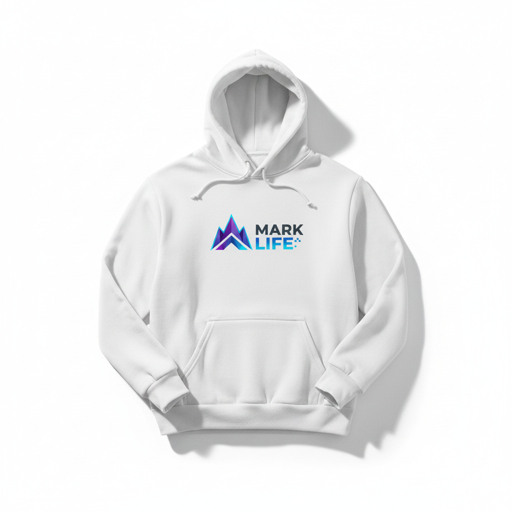 🧥 Sudadera Hoodie "Mark Life": Tu Zona de Confort 2.0 – Edición Startup - Imagen 2