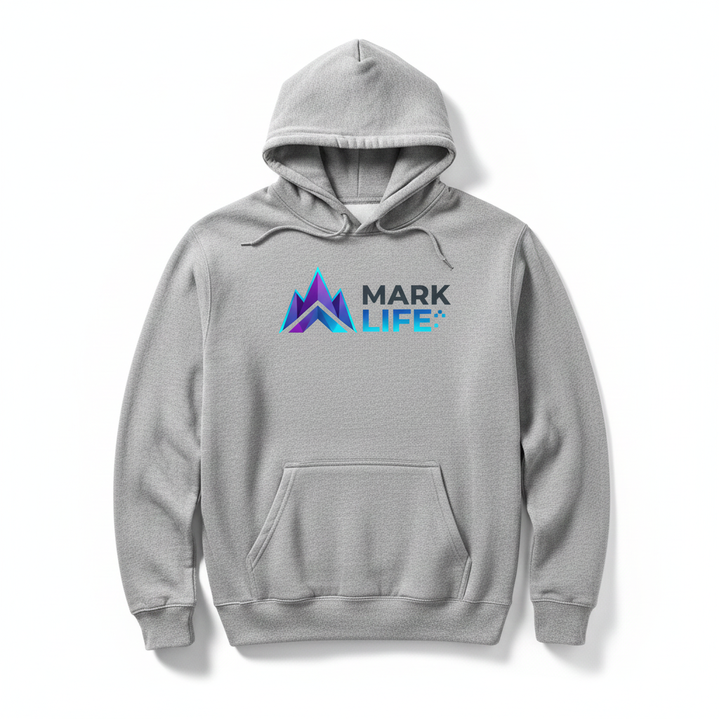 🧥 Sudadera Hoodie "Mark Life": Tu Zona de Confort 2.0 – Edición Startup - Imagen 4